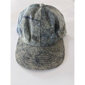 Vintage rarely‎ seen United hatters and Millnery denim hat. Snap Closure.  3188